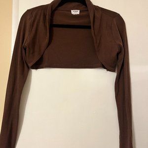 COTTON:ON Brown Long Sleeve Bolero